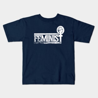 Feminist Vintage Feminism symbol Kids T-Shirt